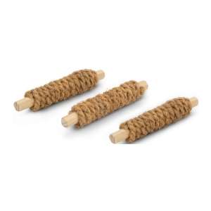 Игрушка для грызунов Палочки деревянные обмотанные кокосовой веревкой 3шт*9*9*10см Beeztees