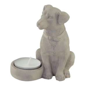 Подсвечник сидящая собака DECO 11,5*12см