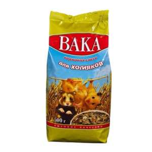 Вака в/к корм для хомяков 500гр*14