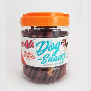 Брава/BraVa лакомства для собак палочки Утиные 700гр*12