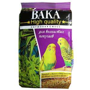 Вака High Quality корм для волнистых попугаев  500гр*10