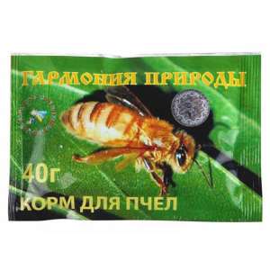 Гармония природы корм для пчел 40гр (аскор. кисл, янтарн, глюкоза, морс. соль)