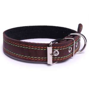 Ошейник кожаный LionPets с синтепоном б/у, ширина 30 мм AN-100 в асс.