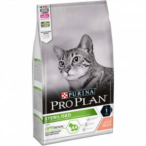 Про План/Pro Plan 1,5кг корм для кошек Sterilised стерилизованных/кастр Лосось/тунец