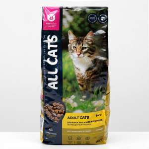 Олл Кэтс/All Cats корм для стерилизованных кошек Курица 13кг