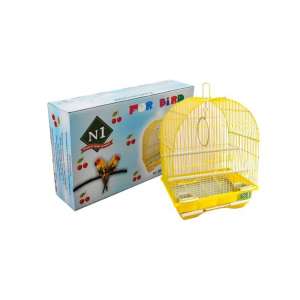 Клетка для птиц №1 овальная укомплект 30*23*39см Уют для птиц