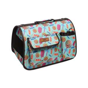 Сумка-переноска рS 40*27*26см с карманами LM6489 LION для кошек