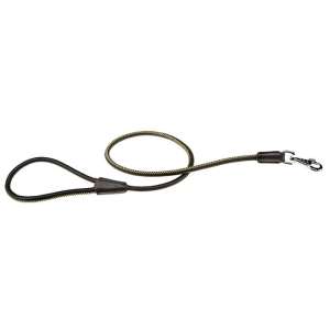 Поводок Derby G7/110 эко-кожа с нейлон. шнуром, черный Ферпласт