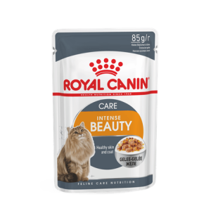 Роял Канин/Royal Canin пауч 85гр корм для кошек Интенс Бьюти Кусочки в желе*12 для кошек