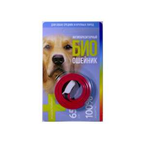 Фаворит Био ошейник для собак от блох, клещей, вшей, власоедов, летающих насекомых 65см*24
