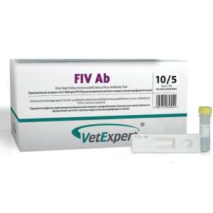 Экспресс-тест VetExpert FIV Ab для выявления иммунодефицита кошек/1тест