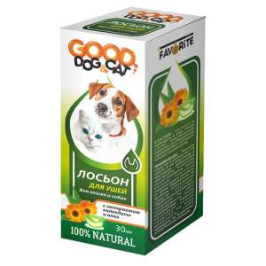 Лосьон гигиен Гуд Кэт/Дог для ушей для собак и кошек 30мл
