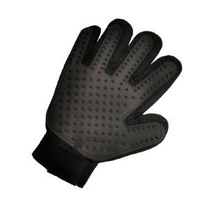 Перчатка массажная для вычесывания шерсти черная 23*17см PMG-1201BLCK Штефан/Stefan для собак