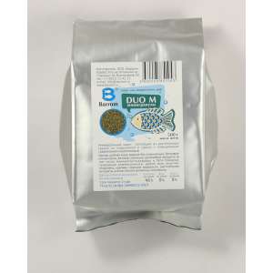 Дуо/DUO M корм для рыб универсальный гранулы 0,4-0,8мм 15гр