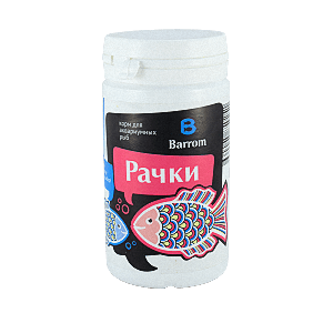 Рачки Бар корм для рыб банка 100 гр