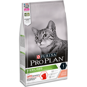 Про План/Pro Plan 1,5кг корм для кошек Sterilised стерилизованных/кастр Лосось*8 для кошек