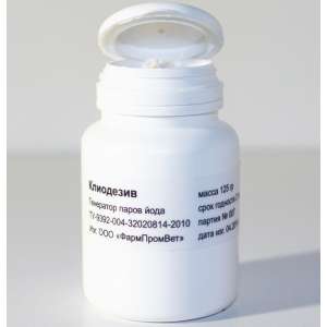 Шашка Клиодезив йодная 25 гр. (для с/х животных и птиц)