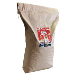 Наполнитель растительный комкующийся Антизапах Ok-Lock 35л/15кг смывается в унитаз