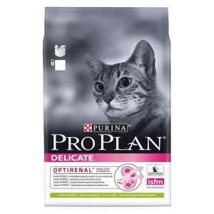 Про План/Pro Plan 400гр корм для кошек Delicate чувствительное пищеварение Ягненок для кошек