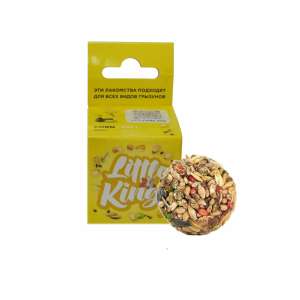 Литтл Кинг/Little King лакомство для грызунов зерновой шарик 25гр*96