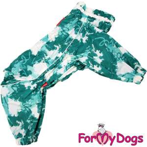 Дождевик для девочек В3, спинка 50см зеленый тайдай