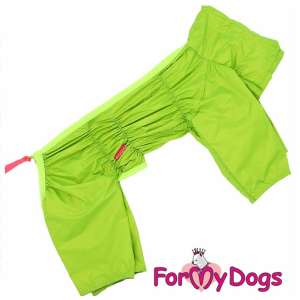 Дождевик для девочек 20, спинка 39см зеленый