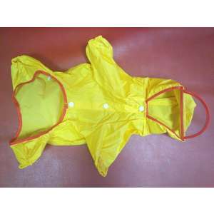 Дождевик капюшон с козырьком(синий,крас,розовый,желтый) №14, длина по спинке 34см