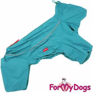 Дождевик для мальчиков 16, спинка 33см зеленый на шелке