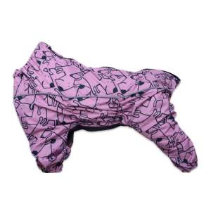 Дождевик р4 спинка 35см, на девочку , розовые собачкиLION