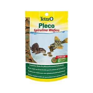 Tetra Pleco Spirulina Multi Wafer спирулина для травоядных донных рыб 15г