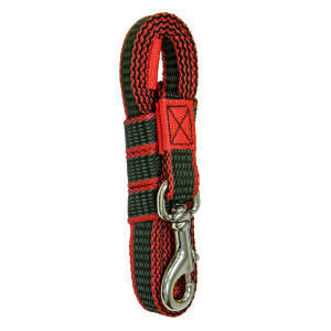 Поводок капроновый с двойной латексной нитью 2м*20мм ЭКО красный Зооник