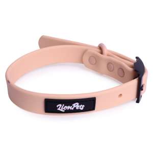 Ошейник из биотана LionPets с металлической пряжкой LPO-00520-4(Песочный) XL шея 40-65см, ширина 2,5