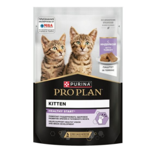 Про План/Pro Plan пауч 75гр корм для для котят, паштет с индейкой