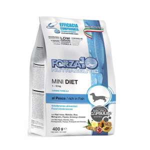 Форца10/Forza10 Diet корм для собак мелких пород гипоаллергенный Рыба 400гр