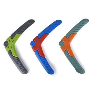 Игрушка для собак Бумеранг 27.5х19см, термопластичная резина, 95г, микс 