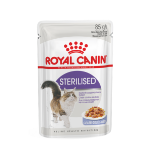 Роял Канин/Royal Canin пауч 85гр корм для кошек Стерилайзд желе*12 для кошек