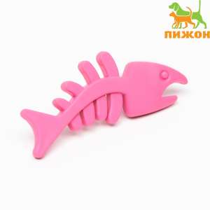 Игрушка для собак Планктон, 12.5 см, суперпрочная, розовая