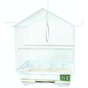 Клетка для птиц №1 пагода укомплект 30*23*39см Уют