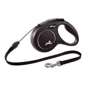 Рулетка Flexi/Флекси New Classic трос рМ 5м до 20кг черный